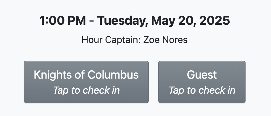 Group commitment on the kiosk